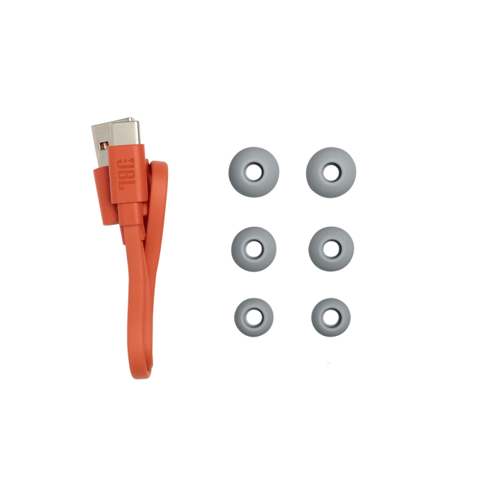 JBL Endurance Peak II - Coral - Waterproof true wireless sport earbuds - Detailshot 9 image number null
